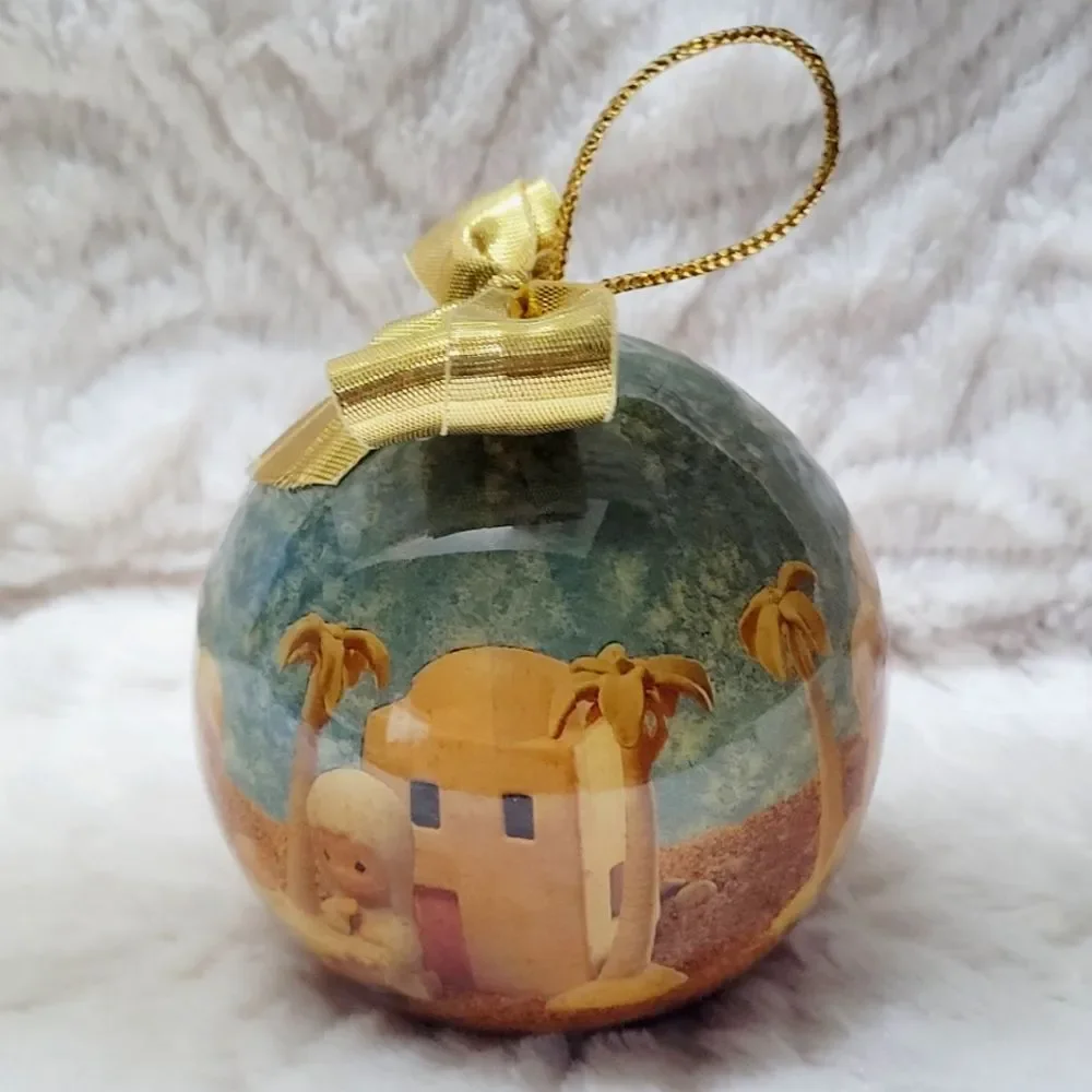 VTG Enesco Precious Moments Collection Christmas Nativity Ornament 3